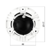 KAMERA IP TC-C34XN 2ENA-28 Spark Series - 4 Mpx 2.8 mm TIANDY